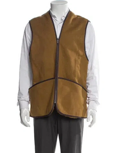 Pre-owned Barbour Vest In Neutral
