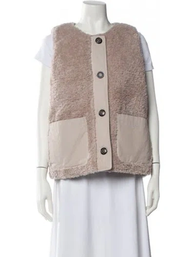 Pre-owned Barbour Vest In Neutral