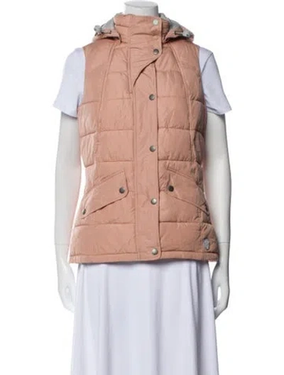 Pre-owned Barbour Vest In Neutral