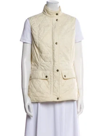 Pre-owned Barbour Vest In Neutral