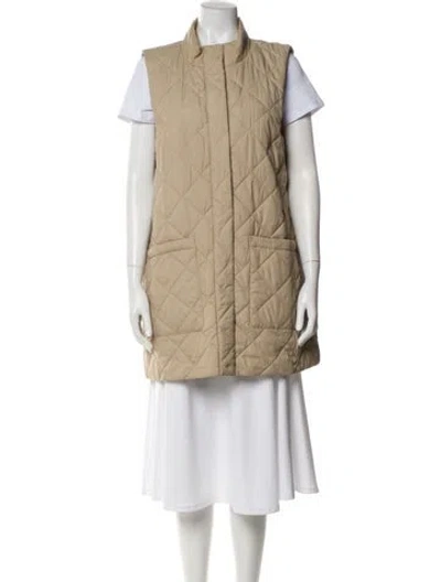 Pre-owned Barbour Vest In Neutral