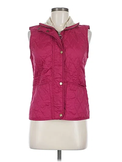 Pre-owned Barbour Vest In Pink