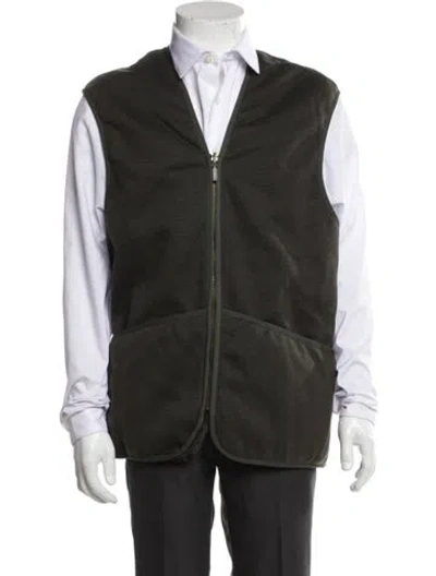 Pre-owned Barbour Vest W/ Tags In Green