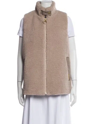 Pre-owned Barbour Vest W/ Tags In Purple