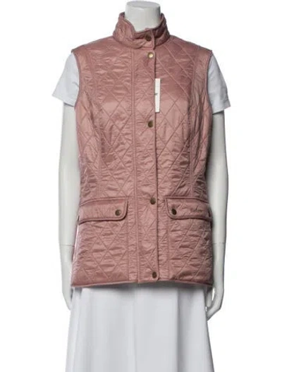 Pre-owned Barbour Vest W/ Tags In Red