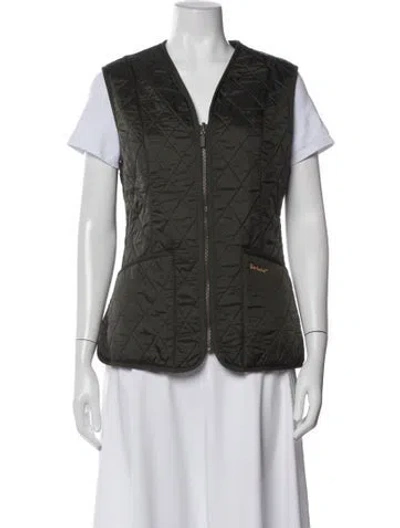 Pre-owned Barbour Vest In White