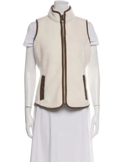 Pre-owned Barbour Vest In White
