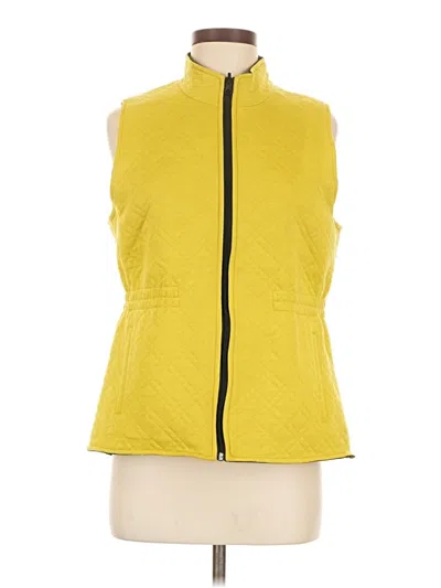 Pre-owned Barbour Vest In Yellow