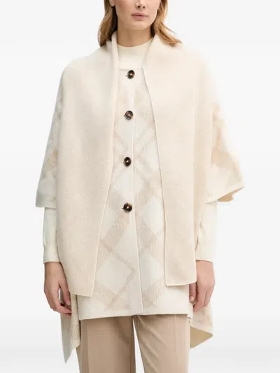 Barbour Vienna Plaid Button Cape In Multi