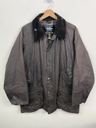 Pre-owned Barbour Vitnage  Waxed Jacket Size Large In Black