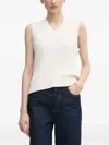 Barbour Pullunder Mit V-ausschnitt In White