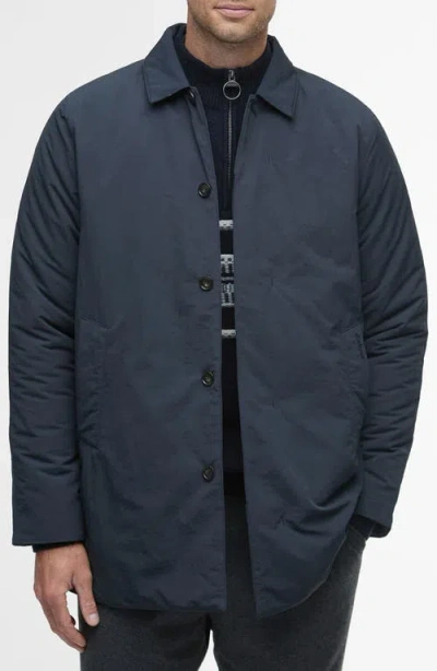 Barbour Wadded Lorden Waterproof Jacket In Blue