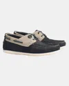 Barbour Wake Mens Boat Shoes Uk8 Eu42 In Black