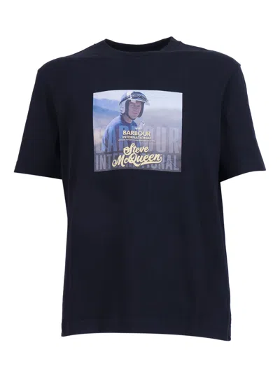 Barbour Walde Photographic T Shirt In Multi