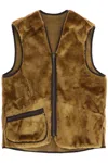 Barbour Warm Pile Waistcoat In Brown