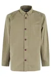 Barbour Washed Overshirt In Green