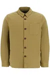 Barbour Washed Button-up Overshirt In Green
