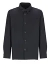 Barbour Oversize Cotton Shirt Long Sleeves In Blue
