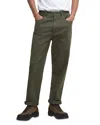 Barbour Washed Slim Fit Stretch Twill Trousers In Green