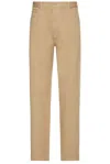 Shop Barbour Washed Stretch Twill Trouser In Washed Stone