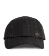 Barbour Water-repellent Tartan Darwen Cap In Black