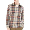 Barbour Waterfoot Thermo Weave Plaid Button-up Shirt In Olive