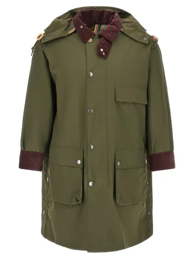 Barbour Waterproof Parka Paul Smith Loves