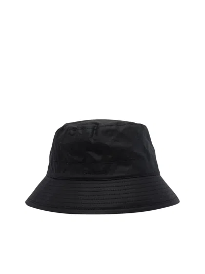 Barbour Wax Bucket Hat In Black