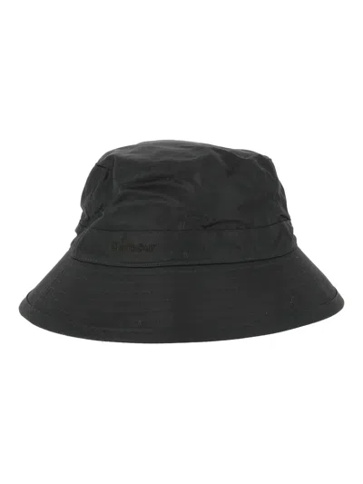 Barbour Wax Bucket Hat In Green