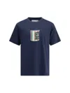 Barbour Wax Can T-shirt In Blue