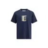 Barbour Wax Can T-shirt In Blue