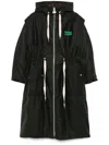 Barbour Anni Waxed Parka Jacket In Green