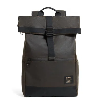 Barbour Wax Fold-over Backpack