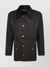 Barbour Casual Jacket With Long Sleeves And Collared Design