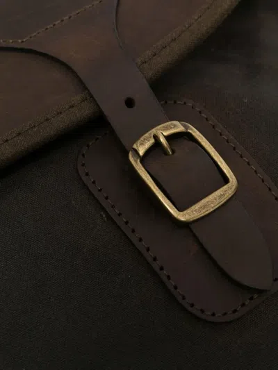 Barbour Wax Leather Tarras In Green