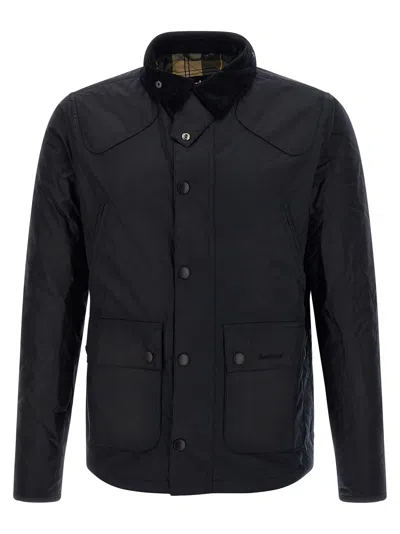Barbour Wax Reelin Jacket In Black