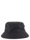 Barbour Wax Sports Bucket Hat In Blue