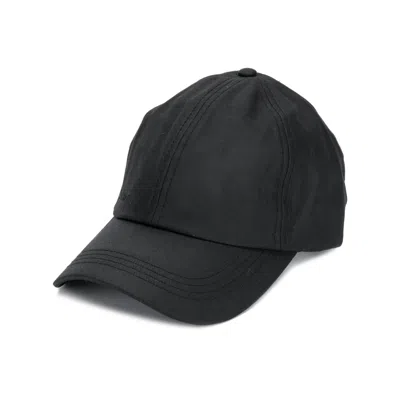 Barbour Wax Sports Cap In Black