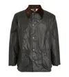 Barbour Waxed Bedale Jacket In Black