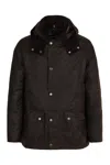 Barbour Beaufort Cotton Hooded Coat In Brown