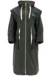 Barbour Anni Waxed Parka Jacket In Dufflebag/classic (green)