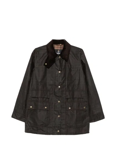 Barbour Waxed Jacket In Brown