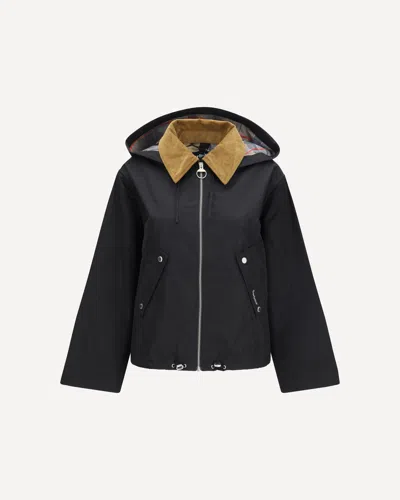Barbour Weaver Rain Jacket In Black
