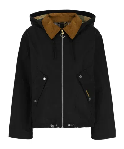 Barbour Weaver Showerproof Jacket In Black