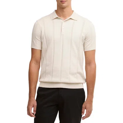 Barbour Wellburn Rib Polo In Neutral
