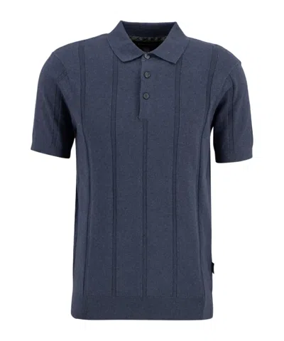 Barbour Wellburn Short-sleeved Polo Shirt In Blue