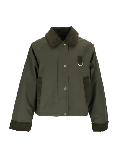 Barbour Wendy Casual Jacket In Green