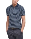 Barbour Westgate Mens Striped Polo Shirt In Navy