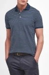 Barbour Westgate Mens Striped Polo Shirt In Navy