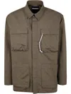 Barbour Westmorland Ripstop Overshirt In Burnt Olive
